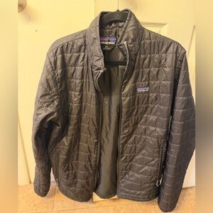 Patagonia Men’s Quilted Puffer Jacket - Charcoal Gray